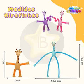 Girafinhas Divertidas * Kit com 4 * Black Friday